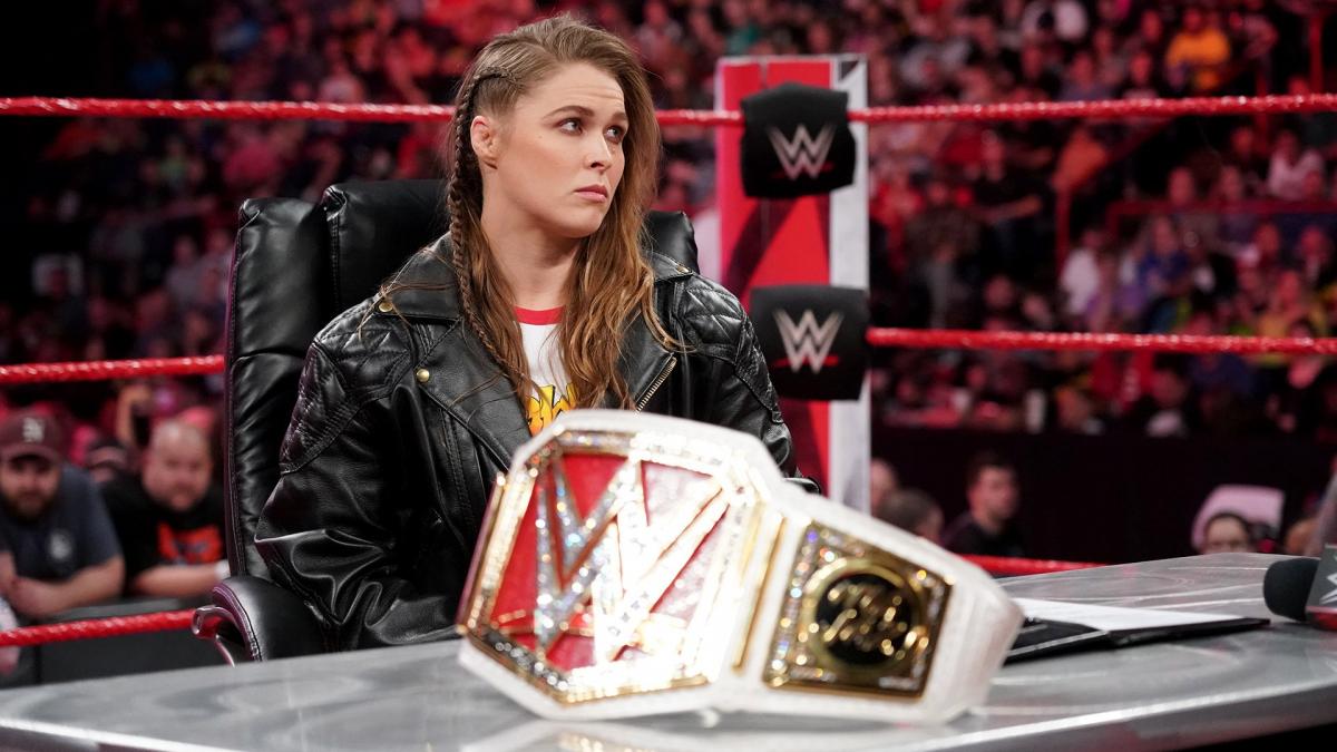 Ronda Rousey Raw Champion