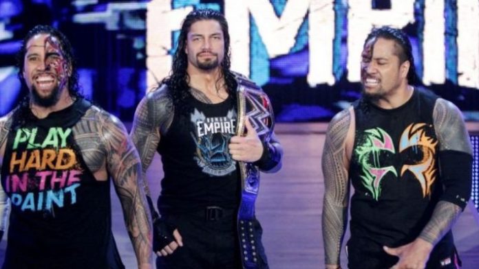 The Usos with Roman Reigns