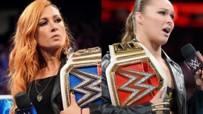 Becky Lynch Ronda Rousey