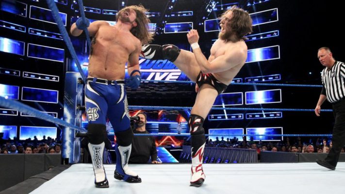 aj styles vs daniel bryan