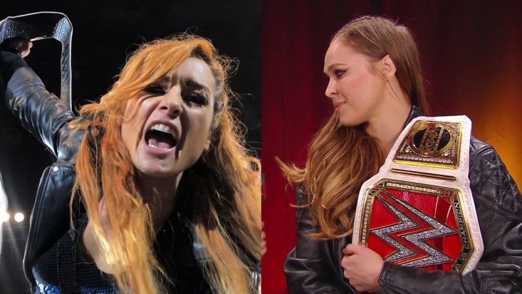 Becky Lynch Ronda Rousey