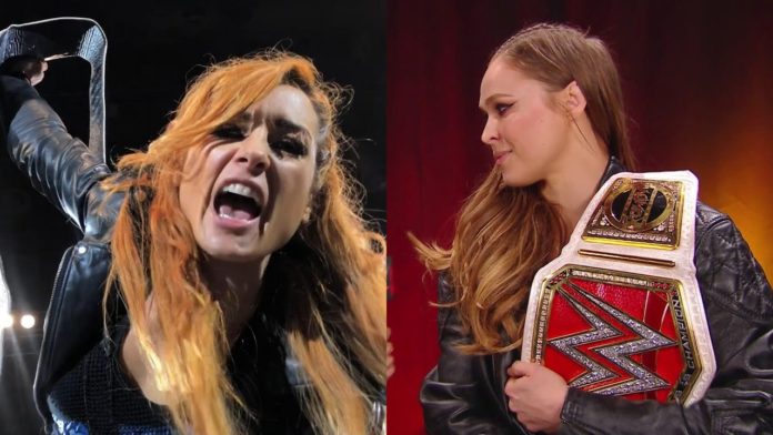 Becky Lynch Ronda Rousey