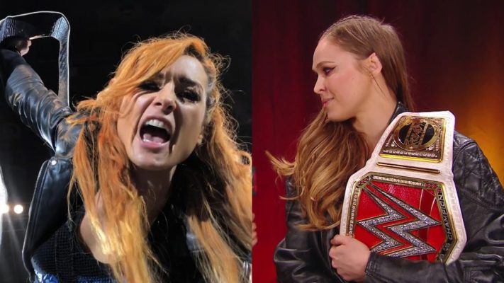 Becky Lynch Ronda Rousey