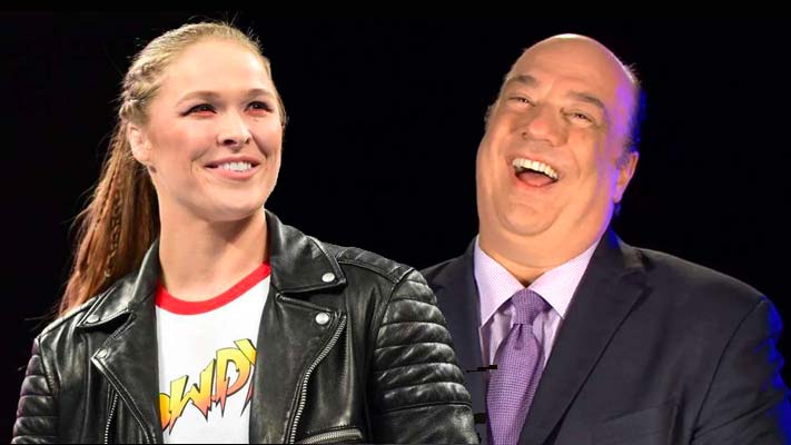 Ronda Rousey Paul Heyman