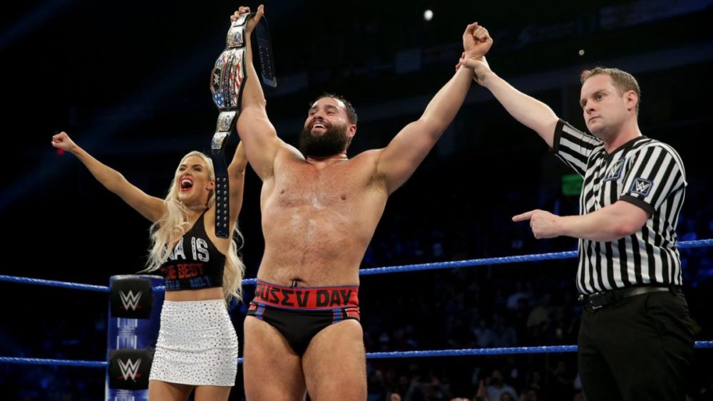 Rusev as the new US Champion. Photo Credit: WWE.com