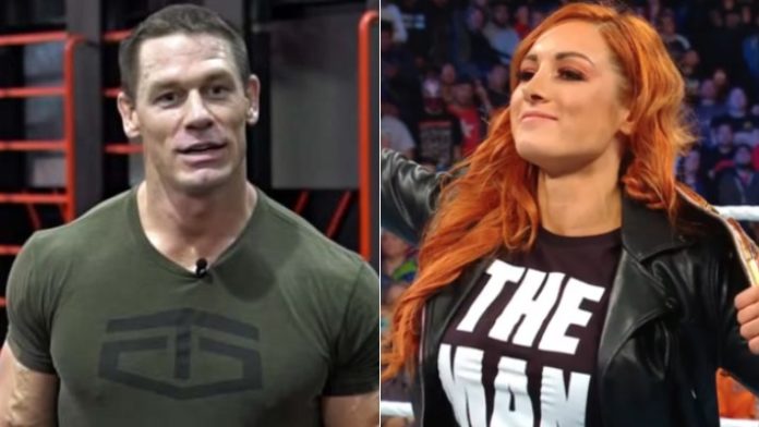 John Cena and Becky Lynch