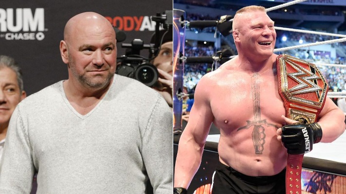 Dana White Comments On Brock Lesnar’s WWE Contract Negotiations