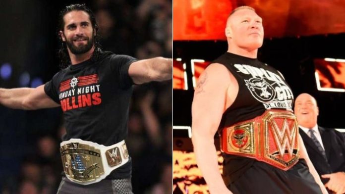 Seth Rollins Brock Lesnar