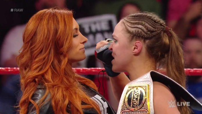 Ronda Rousey vs Becky Lynch