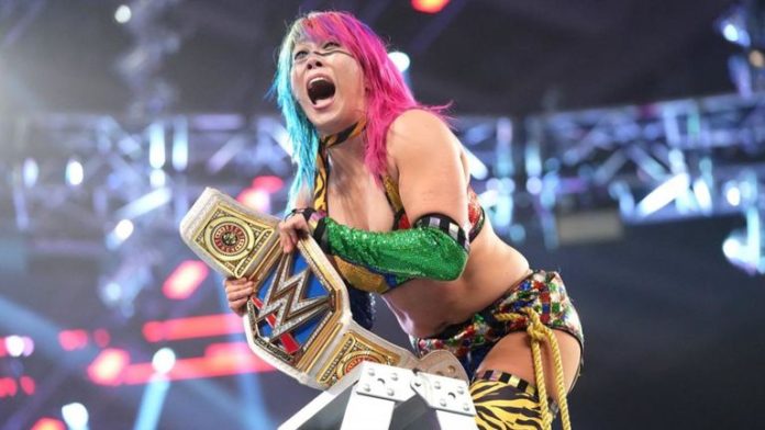 Asuka as SmackDown Women's Champion