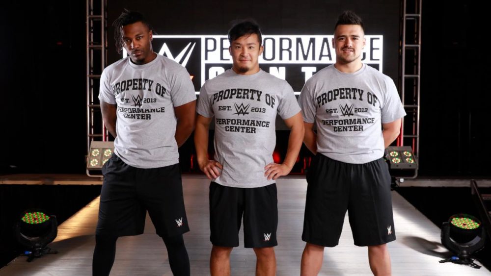 3 new names join WWE Performance Center. Photo Credit: WWE.com