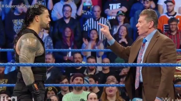 Roman Reigns arrives on WWE SmackDown