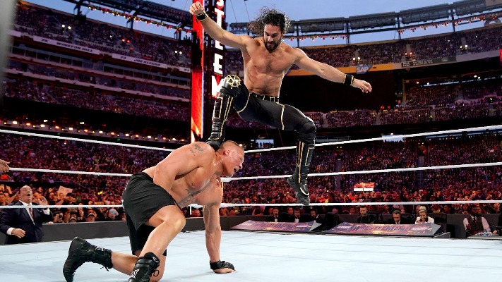 Seth Rollins Brock Lesnar