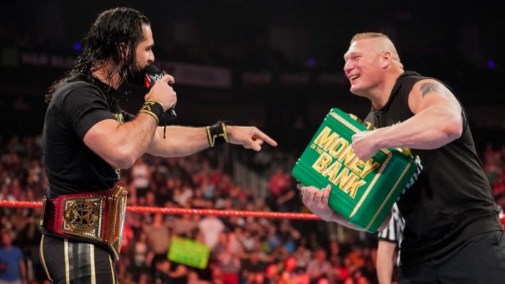 Rollins Lesnar RAW