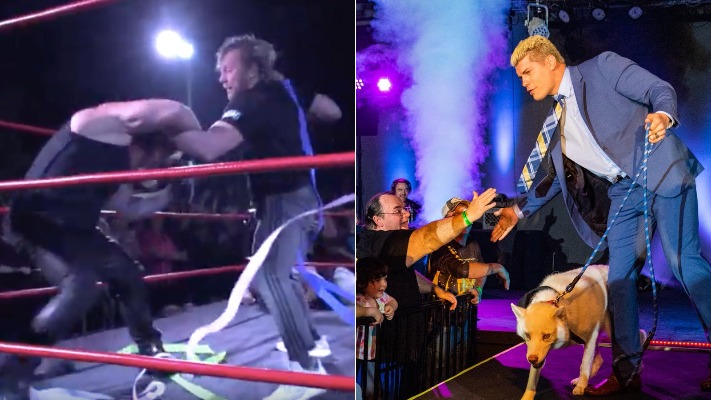 AEW Crashes Another Indy Show, Jericho & Omega Brawl (Video)