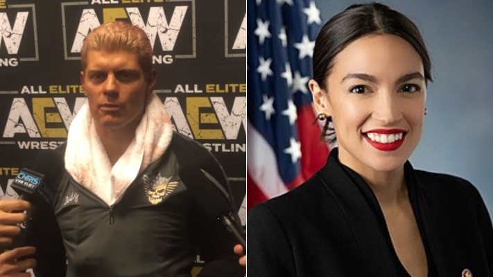 Cody Comments On AEW Diversity, Alexandria Ocasio-Cortez Responds