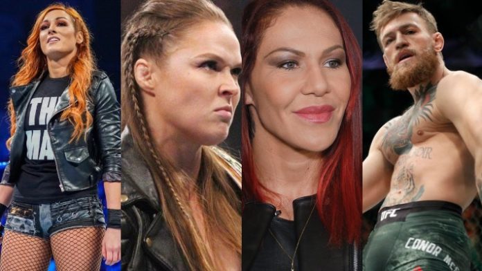 Becky Lynch, Ronda Rousey, Conor McGregor & Cris Cyborg