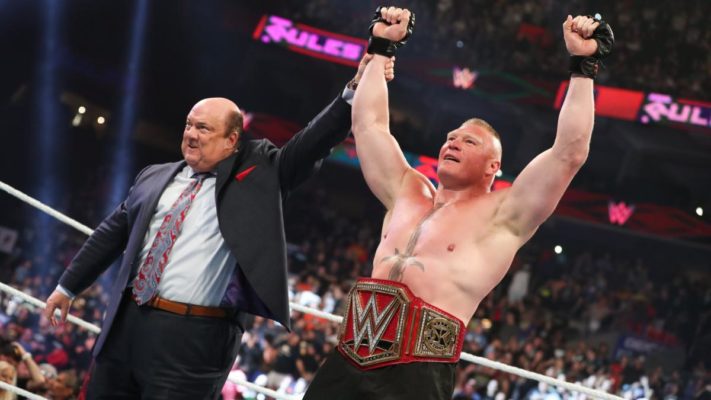 Brock Lesnar as Universal Champion. Photo Credit: WWE.com