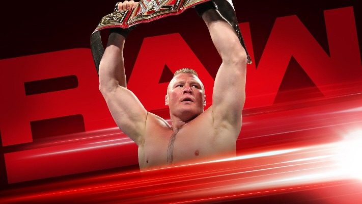 Brock Lesnar on Raw