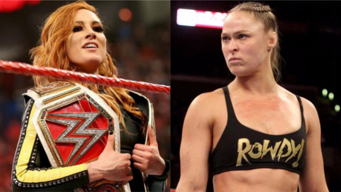 Becky Lynch Ronda Rousey