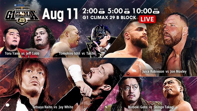 NJPW G1 Climax 29 Day 18 Results: Naito vs. White