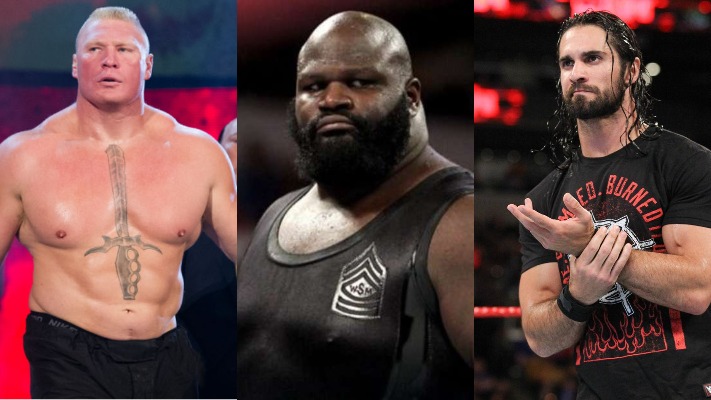 Brock Lesnar Seth Rollins Mark Henry