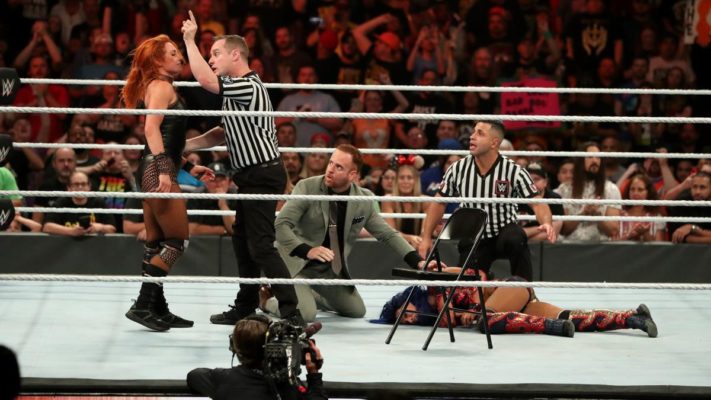 WWE Fines Becky Lynch For Hitting A Referee