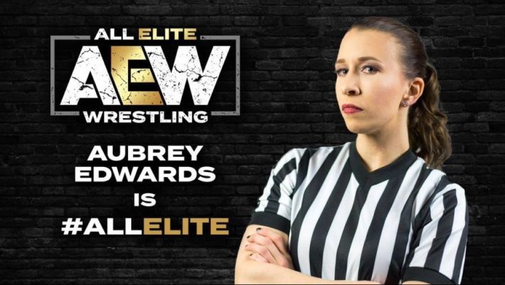 Aubrey Edwards Signs With AEW As Full-Time Referee