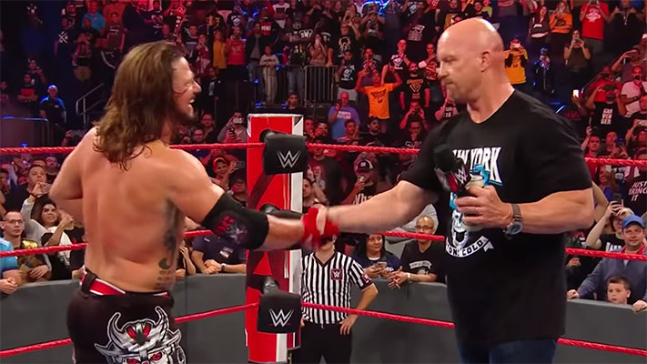 Video: Steve Austin Delivers Another Stunner After RAW