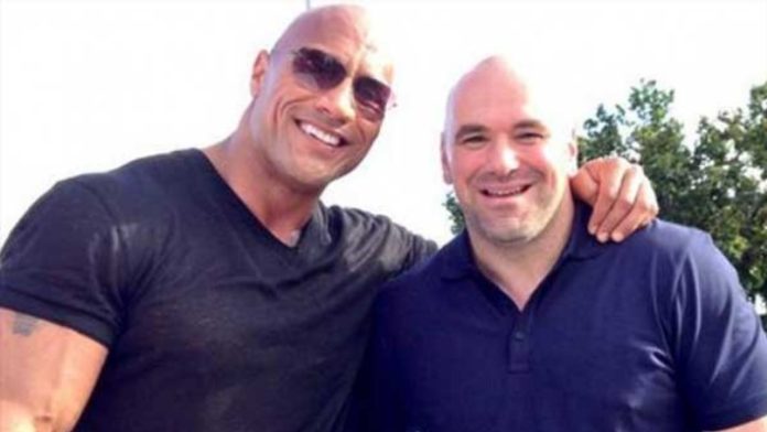 The Rock Dana White