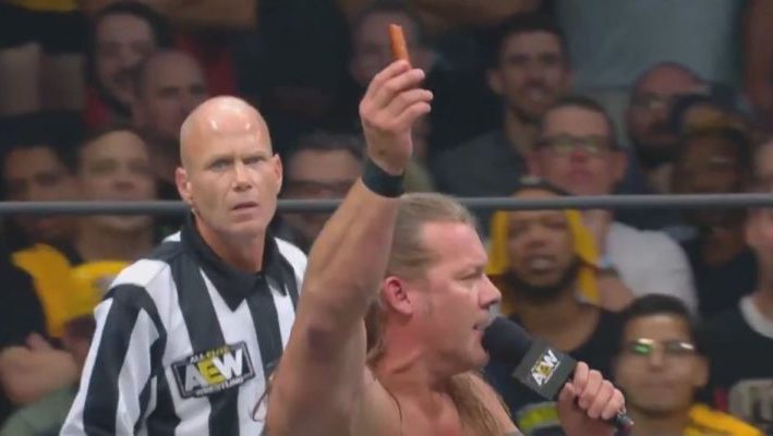 Chris Jericho Questions Fans After Wiener Thrown During AEW Dynamite (Video)