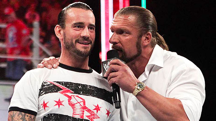 CM Punk and Triple H