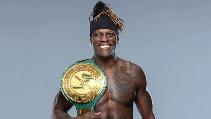 R Truth as the WWE 24/7 Champion