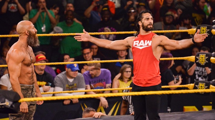 Tommaso Ciampa and Seth Rollins came face to face on NXT