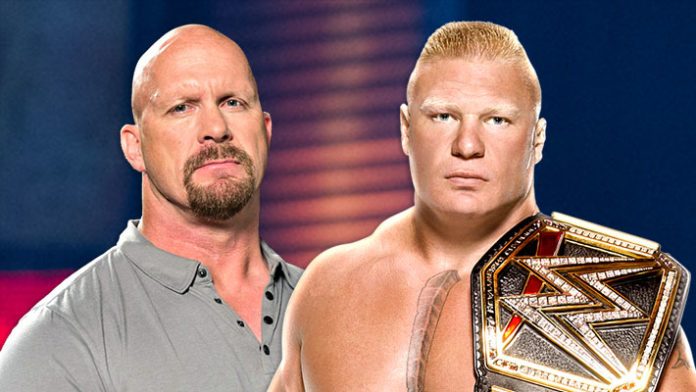 Steve Austin and Brock Lesnar