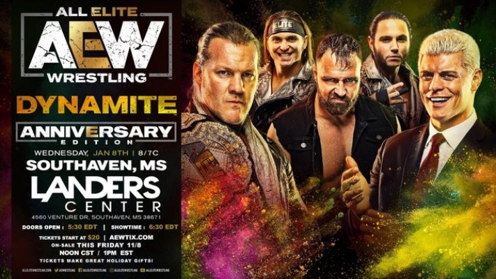 AEW Dynamite Headed To Southaven For Anniversary Show