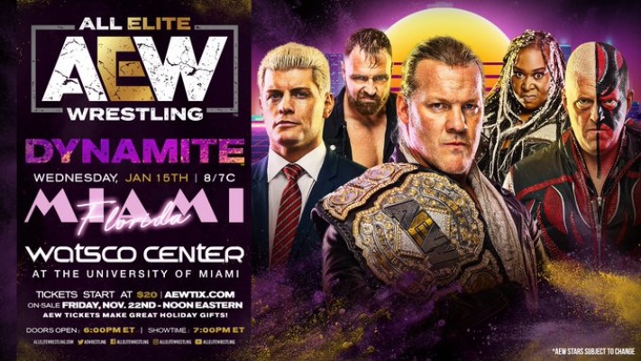 AEW Dynamite Headed To Miami, FL