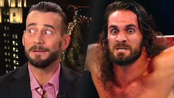 CM Punk and Seth Rollins