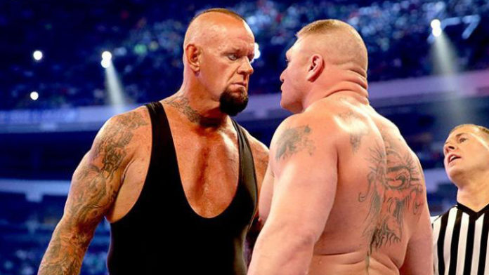 The Undertaker Brock Lesnar