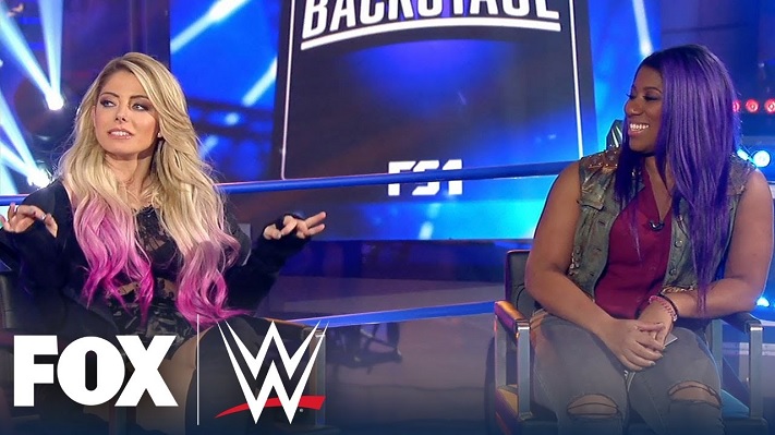 Alexa Bliss and Ember Moon were special guests on WWE Backstage this week