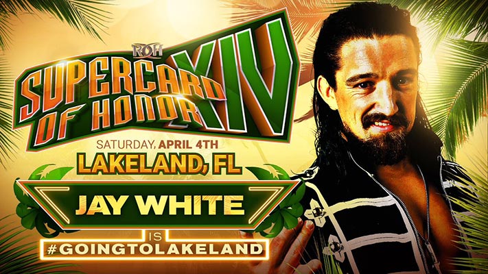 Jay White Announced For ROH Supercard of Honor XIV During WrestleMania Weekend