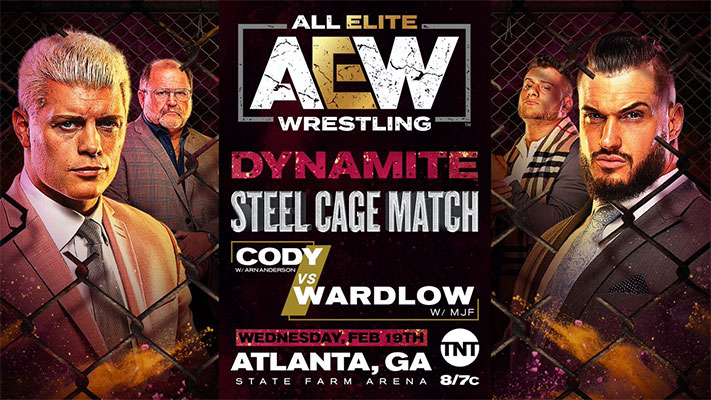 AEW Dynamite Preview (2/19): Cody vs. Wardlow Cage Match, Moxley vs. Cobb