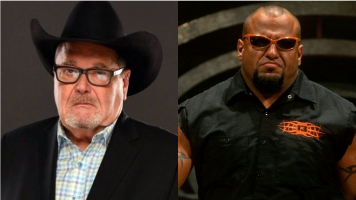 Taz and Jim Ross