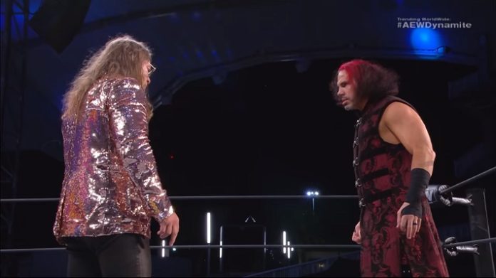 Matt Hardy and Chris Jericho came face to face on Dynamite