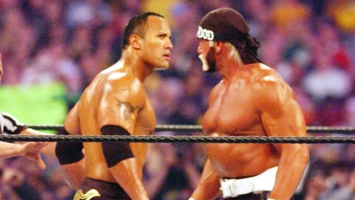 The Rock vs Hulk Hogan at WrestleMania 18