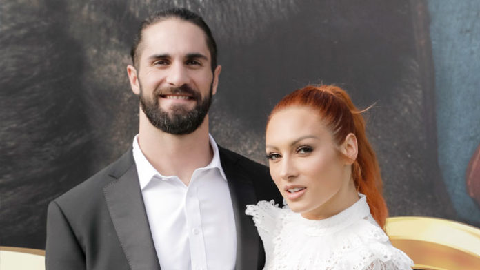 Seth Rollins and Becky Lynch