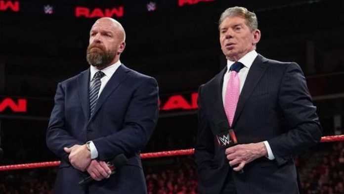 Triple H and Vince McMahon