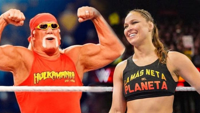 Hulk Hogan and Ronda Rousey