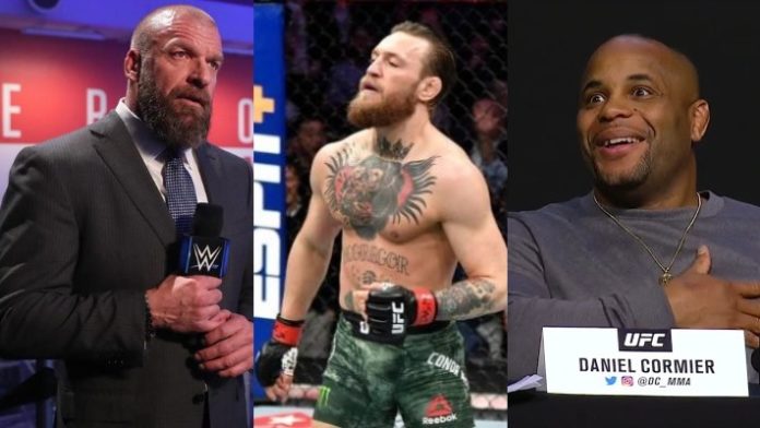 Triple H Conor McGregor Daniel Cormier