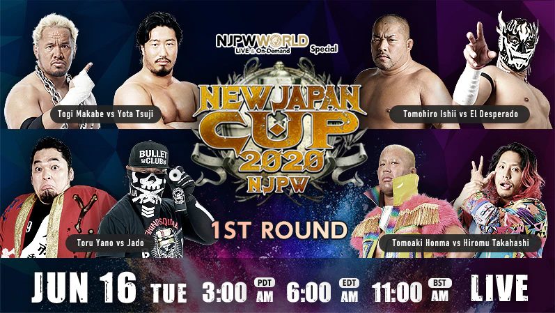 Results: NJPW New Japan Cup 2020 Day 1